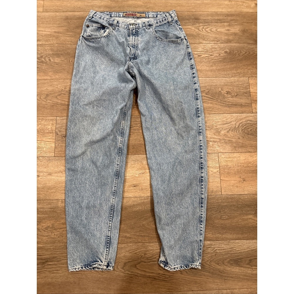 Vintage 90s Silver Tab 560s Levis Jeans Mens 36x34 Blue Tapered Baggy skater